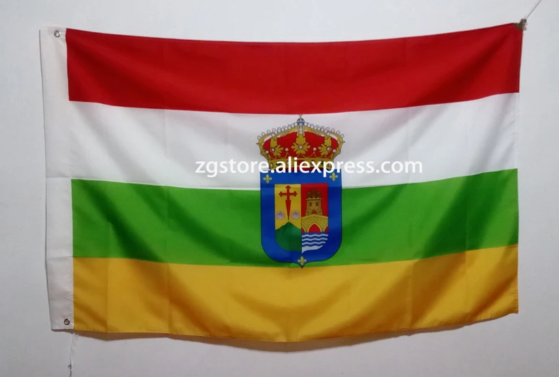 Флаг Испании La Rioja 3x5 футов x 90 см, баннер на заказ, латунные металлические отверстия
Флаг Испании La Rioja 3x5 футов x 90 см, баннер на заказ, латунные металлические отверстия