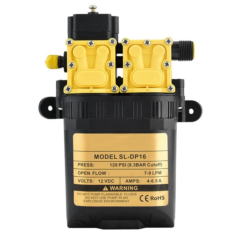 12V High Pressure Agricultural Electric Water Pump Water Sprayer Pump Mini Motor Water Pump with Adapter
12V High Pressure Agricultural Electric Water Pump Water Sprayer Pump Mini Motor Water Pump with Adapter