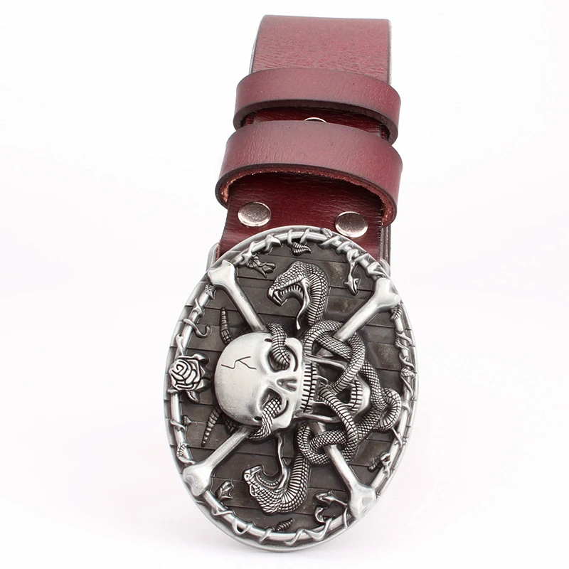 drop shipping men's cowskin leather belt skull buckle heavy metal rock punk belt snake pattern Hip hop accessories
drop shipping men's cowskin leather belt skull buckle heavy metal rock punk belt snake pattern Hip hop accessories