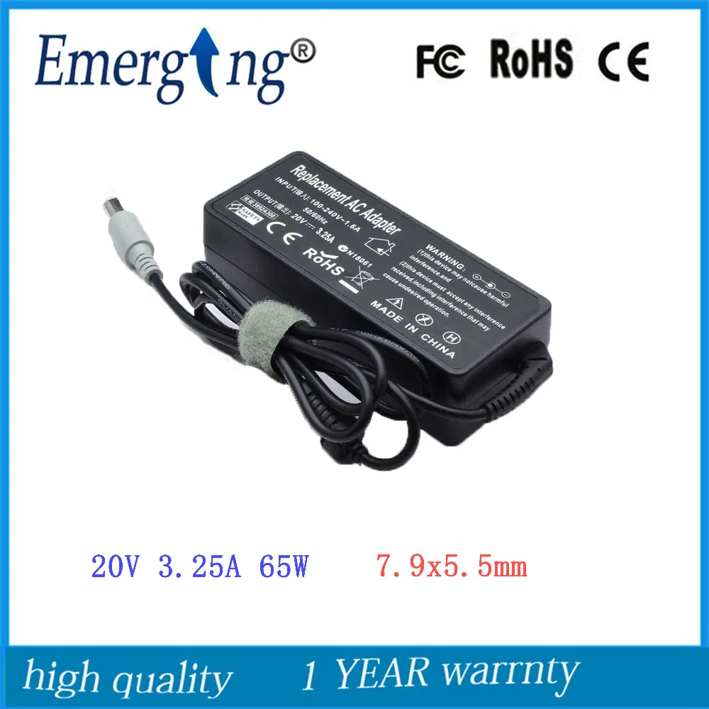 20V 3.25A 65W 7.9*5.5mm New AC Laptop Adapter For Lenovo ThinkPad IBM T400 X220 X230 X200 X300 R400
20V 3.25A 65W 7.9*5.5mm New AC Laptop Adapter For Lenovo ThinkPad IBM T400 X220 X230 X200 X300 R400