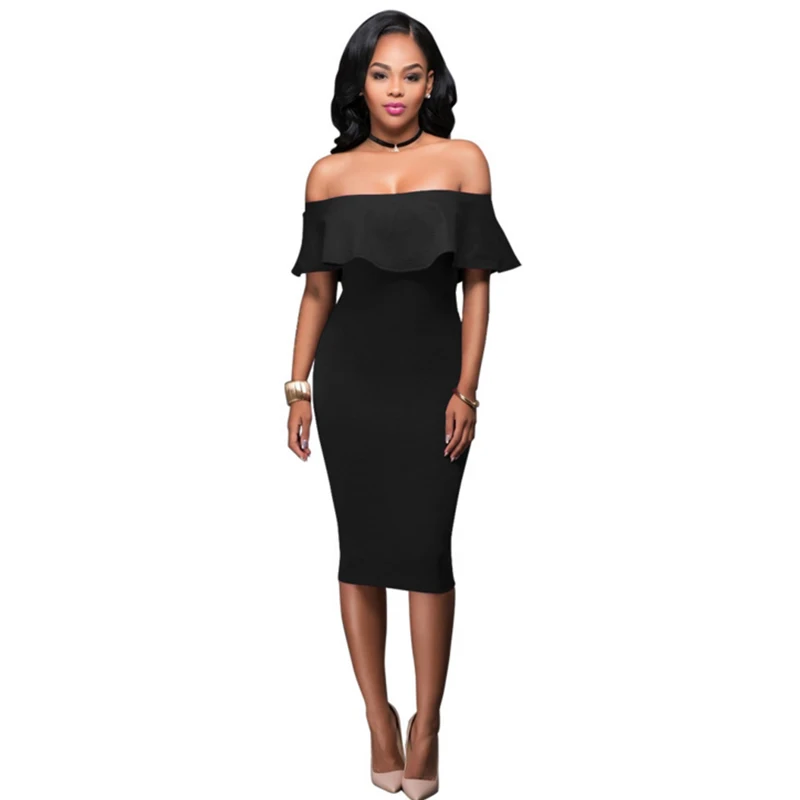 2017 Summer Dress Women Fashion New Sexy Dress Club Slash Neck Slim Strained Dress Plus Size Straight Dress
2017 Summer Dress Women Fashion New Sexy Dress Club Slash Neck Slim Strained Dress Plus Size Straight Dress