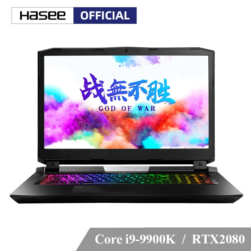 Hasee GX10 CR9Plus (Intel Core i9 9900K + RTX 2080/32 Гб RAM/512G SSD 2T HDD/17 3 ''IPS 144 Гц 72% NTSC/RGB клавиатура/Killer
