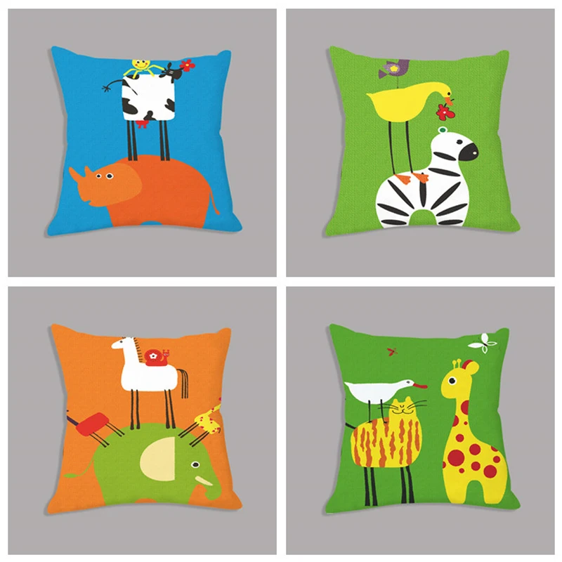 Nordic Cartoon Elephant Zebra Seat Cushion Minimalist Decorative Cushion 45x45cm for Sofa Bed Kids Room Decor Throw Pillow
Nordic Cartoon Elephant Zebra Seat Cushion Minimalist Decorative Cushion 45x45cm for Sofa Bed Kids Room Decor Throw Pillow