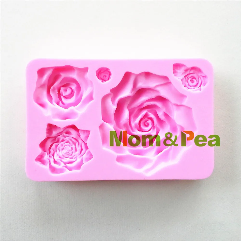 Mom & Pea 0940 Бесплатная доставка силиконовая форма в форме розы украшение торта помадка торт 3D форма пищевой класса
Mom & Pea 0940 Бесплатная доставка силиконовая форма в форме розы украшение торта помадка торт 3D форма пищевой класса