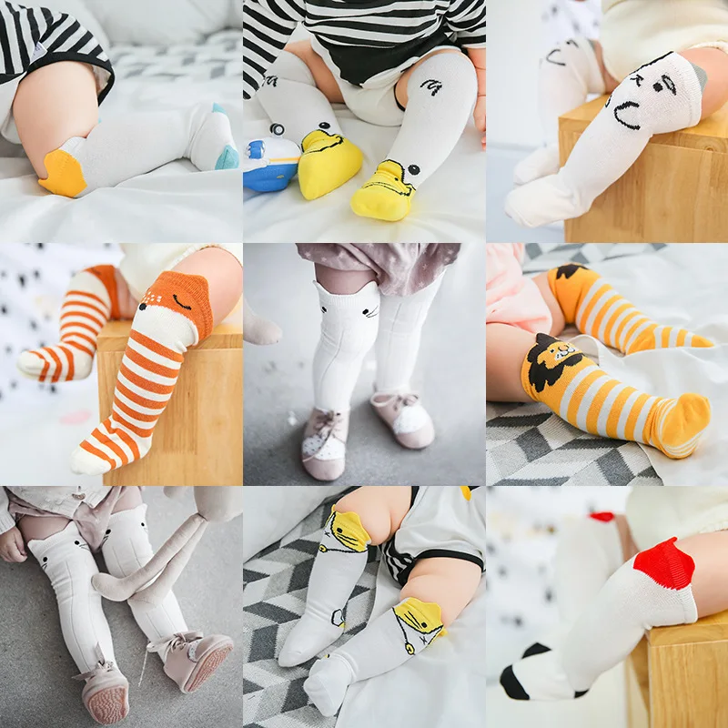 1 Pair Cute Cartoon baby Socks Knee Girl Boy Baby Toddler Socks infant Soft Cotton socks
1 Pair Cute Cartoon baby Socks Knee Girl Boy Baby Toddler Socks infant Soft Cotton socks