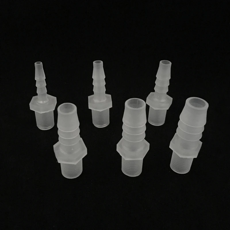 5Pcs/Pack 1/4" Thread To 4.8mm-12mm Garden Watering Plastic Straight Connectors Hose Fitting Adapters
5Pcs/Pack 1/4" Thread To 4.8mm-12mm Garden Watering Plastic Straight Connectors Hose Fitting Adapters