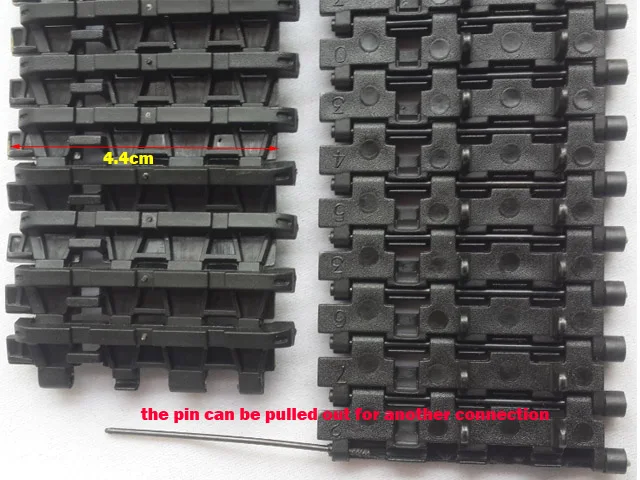 78 см 3818/3818-1 пластик гусеница/трек/педраль/цепь для Diy Танк/гусеничный автомобиль