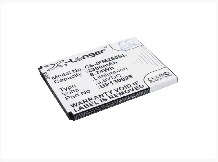 Аккумулятор Cameron Sino 2300 мАч для INFOCUS IN260 IN310 M210 M310 UP130028 аккумулятор смартфона |