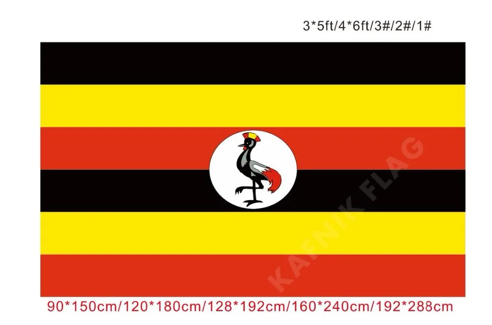 KAFNIK,free shipping 90x150cm/128*192cm/160*240cm/192*288cm big flags Uganda flag for Indoor Outdoor Decorative
KAFNIK,free shipping 90x150cm/128*192cm/160*240cm/192*288cm big flags Uganda flag for Indoor Outdoor Decorative