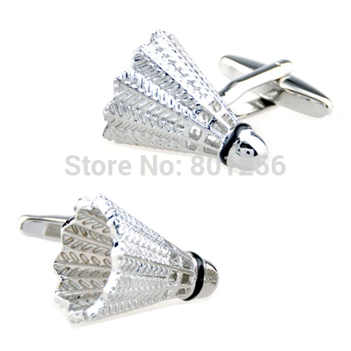 Free shipping Cufflinks For Men silver color novel badminton design copper material men cufflinks whoelsale&retail 
Free shipping Cufflinks For Men silver color novel badminton design copper material men cufflinks whoelsale&retail