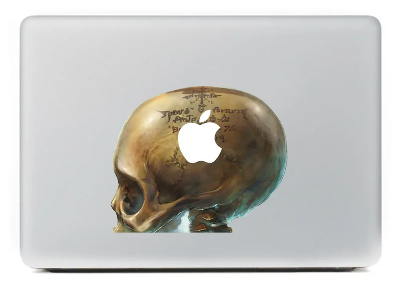 Виниловая наклейка с гравировкой curse skulls для DIY Macbook Pro / Air 11 13 15 дюймов чехол
