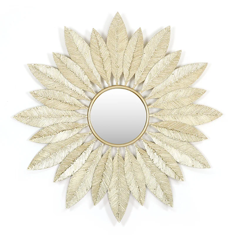 Handmade Luxurious Wrought Iron 3D Mirror Wall Hanging Decorative Wall Crafts Decoration Home Livingroom Background Mural R2126
Handmade Luxurious Wrought Iron 3D Mirror Wall Hanging Decorative Wall Crafts Decoration Home Livingroom Background Mural R2126