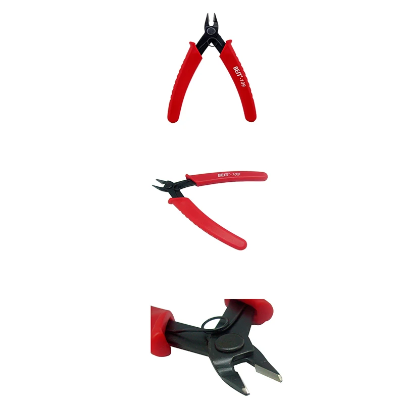 BST-109 Mini Diagonal Cutting Pliers 5 inch Electrical Wire Cable Cutting Cutter Durable Wire Nipper
BST-109 Mini Diagonal Cutting Pliers 5 inch Electrical Wire Cable Cutting Cutter Durable Wire Nipper