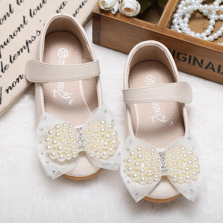 Girl's Round Toe Closed Toe Microfiber Leather Flat Heel Flats Flower Girl Shoes With Imitation Pearl Satin Flower
Girl's Round Toe Closed Toe Microfiber Leather Flat Heel Flats Flower Girl Shoes With Imitation Pearl Satin Flower