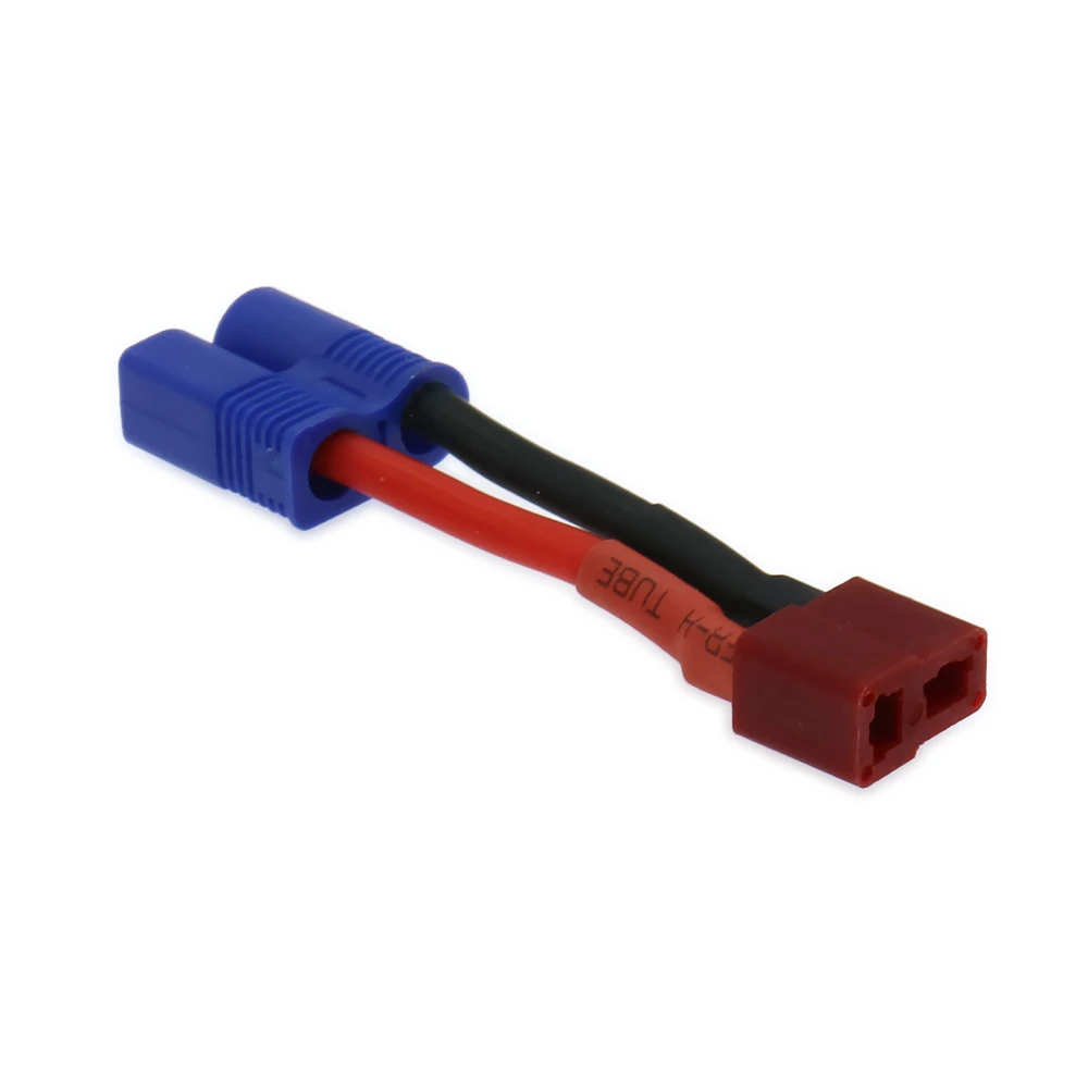 

1x 30mm Female T Plug(Dean's Style) And Gold-Plated Male Ec3 Plug Connector Silicone Cable 14awg For Lipo Battery Charger XC0012