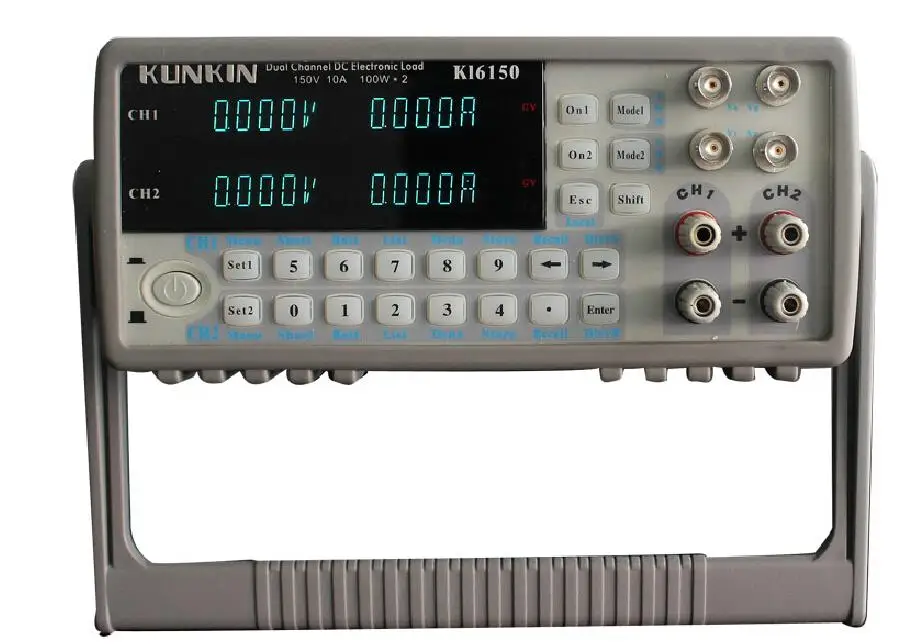 Fast arrival KL6153 300W 150V 40A (150V/20A/150W*2 ) Dual Channel Adjustable LCD DC Electronic Load battery test
Fast arrival KL6153 300W 150V 40A (150V/20A/150W*2 ) Dual Channel Adjustable LCD DC Electronic Load battery test