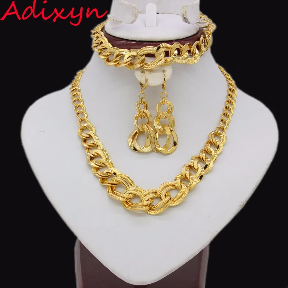 Adixyn Ethiopian Wedding Jewelry Sets Gold Color Necklace/Earring/Bracelet Jewelry African/Eritrea/India Women Gift
Adixyn Ethiopian Wedding Jewelry Sets Gold Color Necklace/Earring/Bracelet Jewelry African/Eritrea/India Women Gift