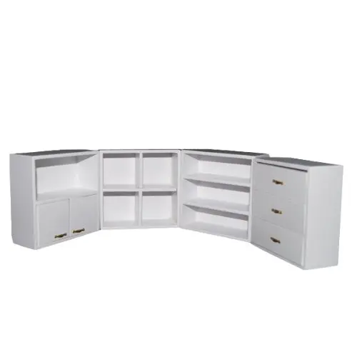 1/12 Dollhouse Miniature Furniture Living Room Wooden Shelf Combination Cupboard - White
1/12 Dollhouse Miniature Furniture Living Room Wooden Shelf Combination Cupboard - White