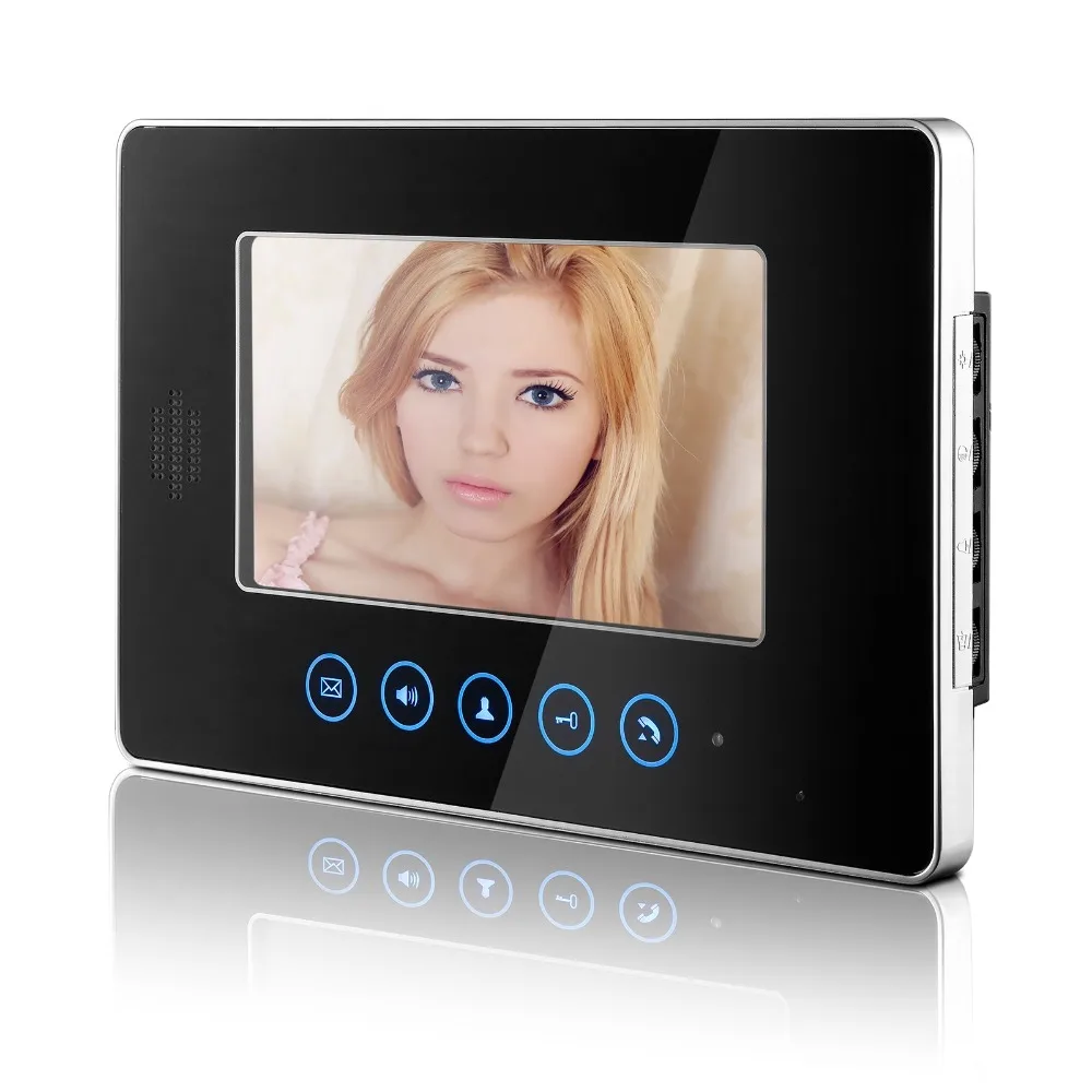 SmartYIBA FREE SHIPPING 7" 3 Apartment Video Door Phone Intercom Doorbell System Support 1 Building Which Has Multihouseholds |