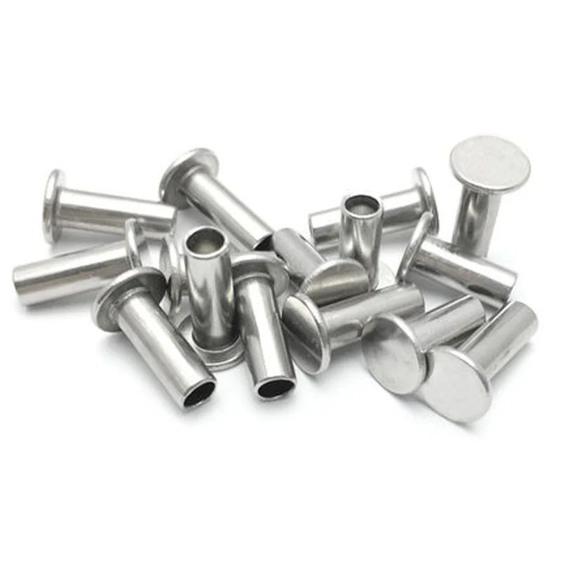 5pcs M8 304 stainless steel Flat head semi-tubular rivet Hollow rivets GB875 10mm-40mm Length
5pcs M8 304 stainless steel Flat head semi-tubular rivet Hollow rivets GB875 10mm-40mm Length
