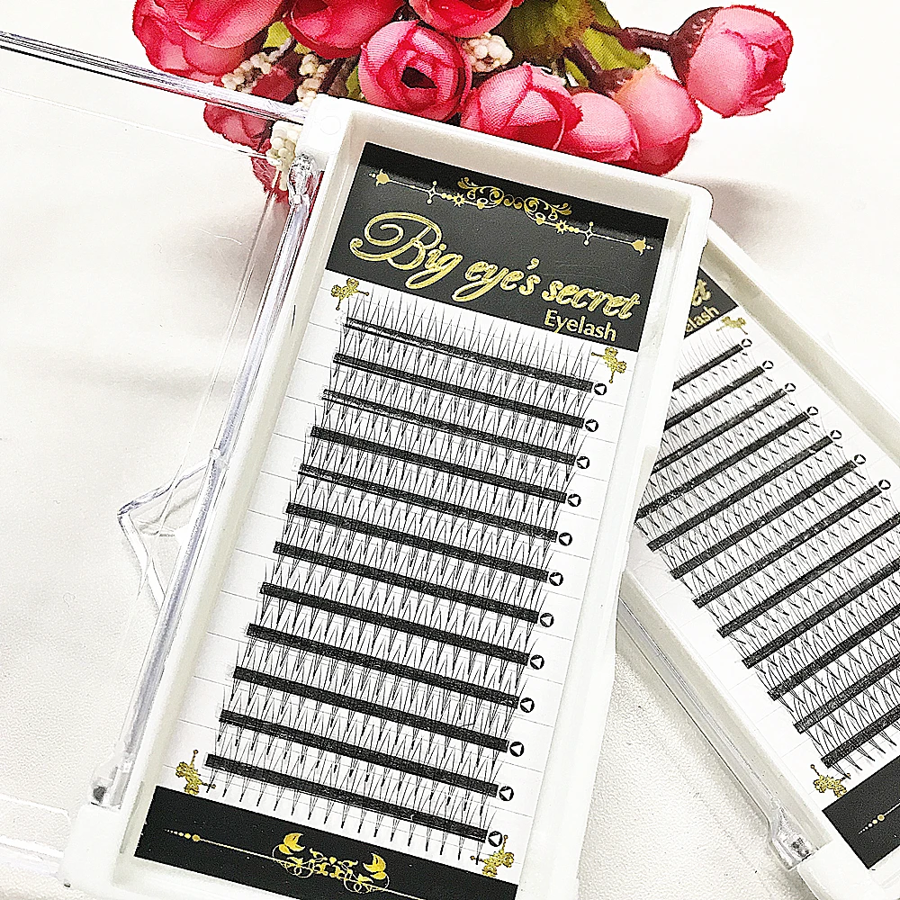 Natural 3D short stem W Volume Fans Individual False Eyelashes Extension Premade Lashes hand craft professional Free shipping
Natural 3D short stem W Volume Fans Individual False Eyelashes Extension Premade Lashes hand craft professional Free shipping