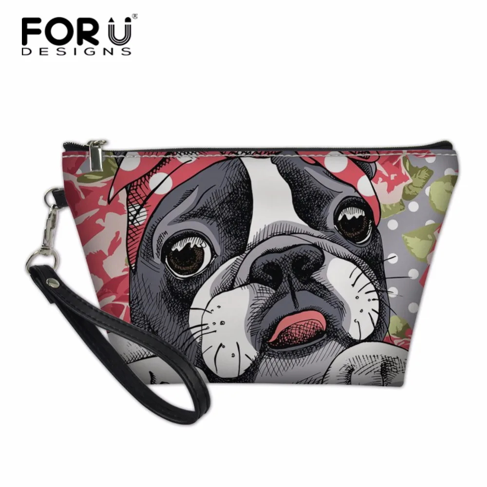 FORUDESIGNS 2018 Cosmetic Bags PU Leather Boston Terrier Printing Make up Bag New Fashion Brand Pouch Bags Ladies Travel Hangbag
FORUDESIGNS 2018 Cosmetic Bags PU Leather Boston Terrier Printing Make up Bag New Fashion Brand Pouch Bags Ladies Travel Hangbag
