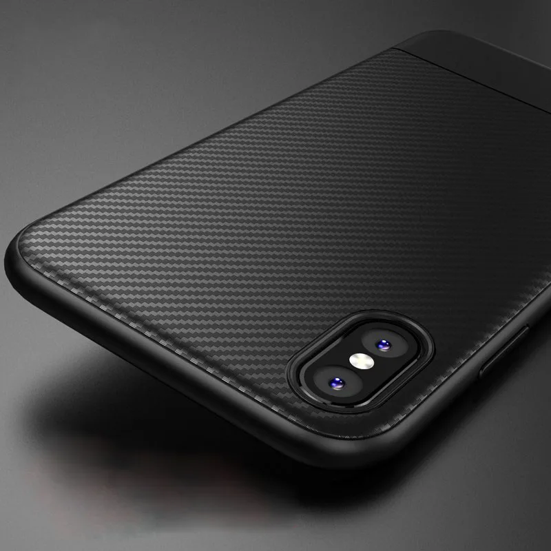 Ультратонкий чехол из углеродного волокна для iPhone 12 11 Pro Max мини мягкий гибкий ТПУ