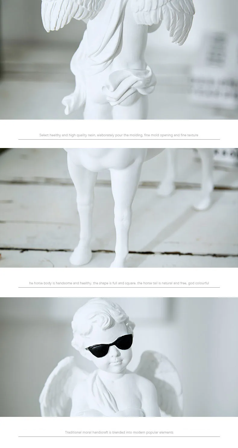 Home Decoration Accessories White Cupid Angel Boy Sitting On A Horse Thinking Decoration Figurine Living Room Ornament Gifts
Home Decoration Accessories White Cupid Angel Boy Sitting On A Horse Thinking Decoration Figurine Living Room Ornament Gifts