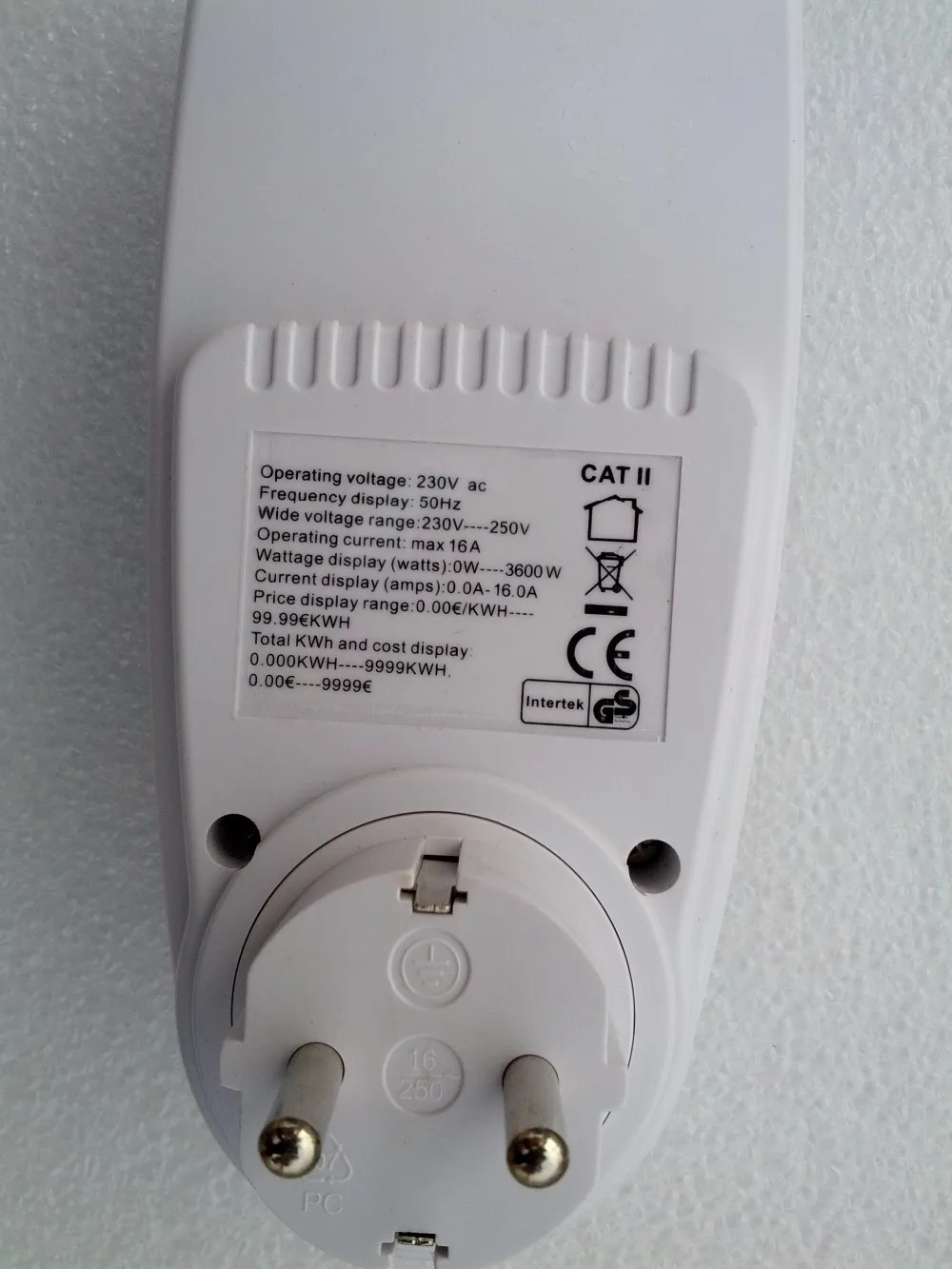 New EU Plug Monitor Analyzer Power Energy Meter Wattage Voltage Current Frequency Power LCD
New EU Plug Monitor Analyzer Power Energy Meter Wattage Voltage Current Frequency Power LCD
