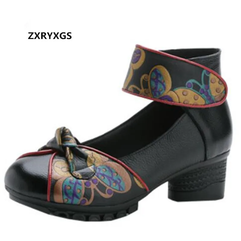 2022 New Spring Spell Color Printing Bow Real Leather Shoes Female Fashion Shoes Thick with Soft Bottom Women Shoes High Heels
2022 New Spring Spell Color Printing Bow Real Leather Shoes Female Fashion Shoes Thick with Soft Bottom Women Shoes High Heels