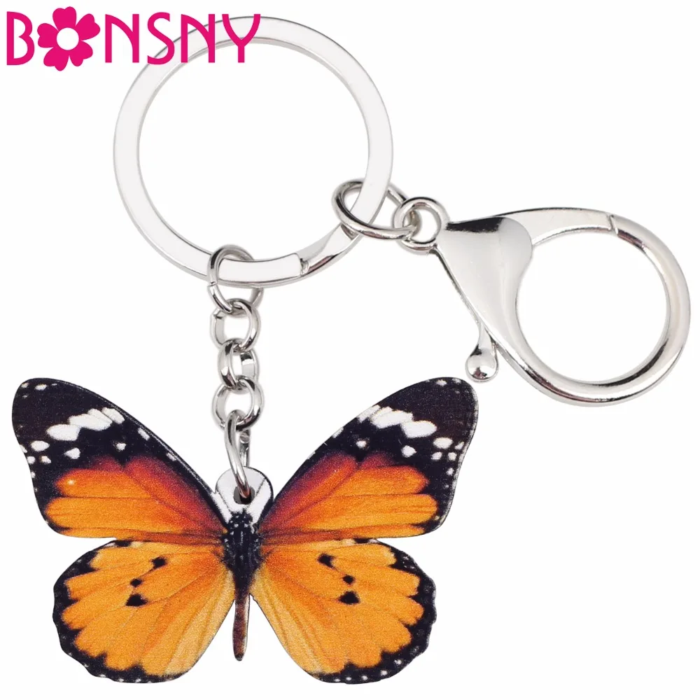 Bonsny Acrylic Danaus Chrysippus Butterfly Key Chains Keychains Rings Unique Insect Jewelry For Women Girls Bag Car Charms Gifts
Bonsny Acrylic Danaus Chrysippus Butterfly Key Chains Keychains Rings Unique Insect Jewelry For Women Girls Bag Car Charms Gifts