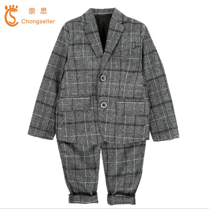 4-16T Boys Suits 2017 Spring Autumn New Style Children Kids Wedding Clothes 2 Pieces Sets Grey Fashion Outfits
4-16T Boys Suits 2017 Spring Autumn New Style Children Kids Wedding Clothes 2 Pieces Sets Grey Fashion Outfits