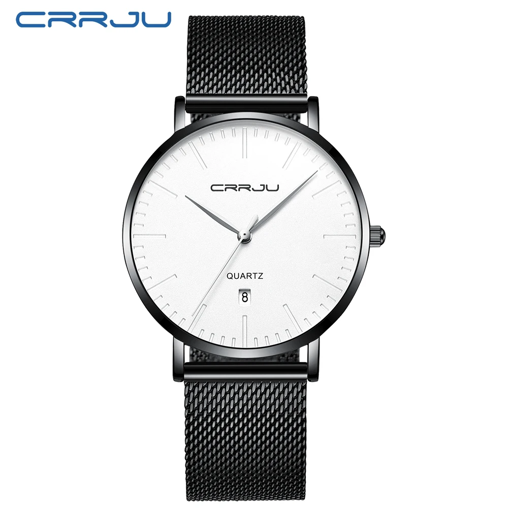 CRRJU 2019 New Men Watch Casual Ultra-thin Mesh Strap Quartz Watch Fashion Minimalist Date Display Wristwatch Relogio Masculino
CRRJU 2019 New Men Watch Casual Ultra-thin Mesh Strap Quartz Watch Fashion Minimalist Date Display Wristwatch Relogio Masculino