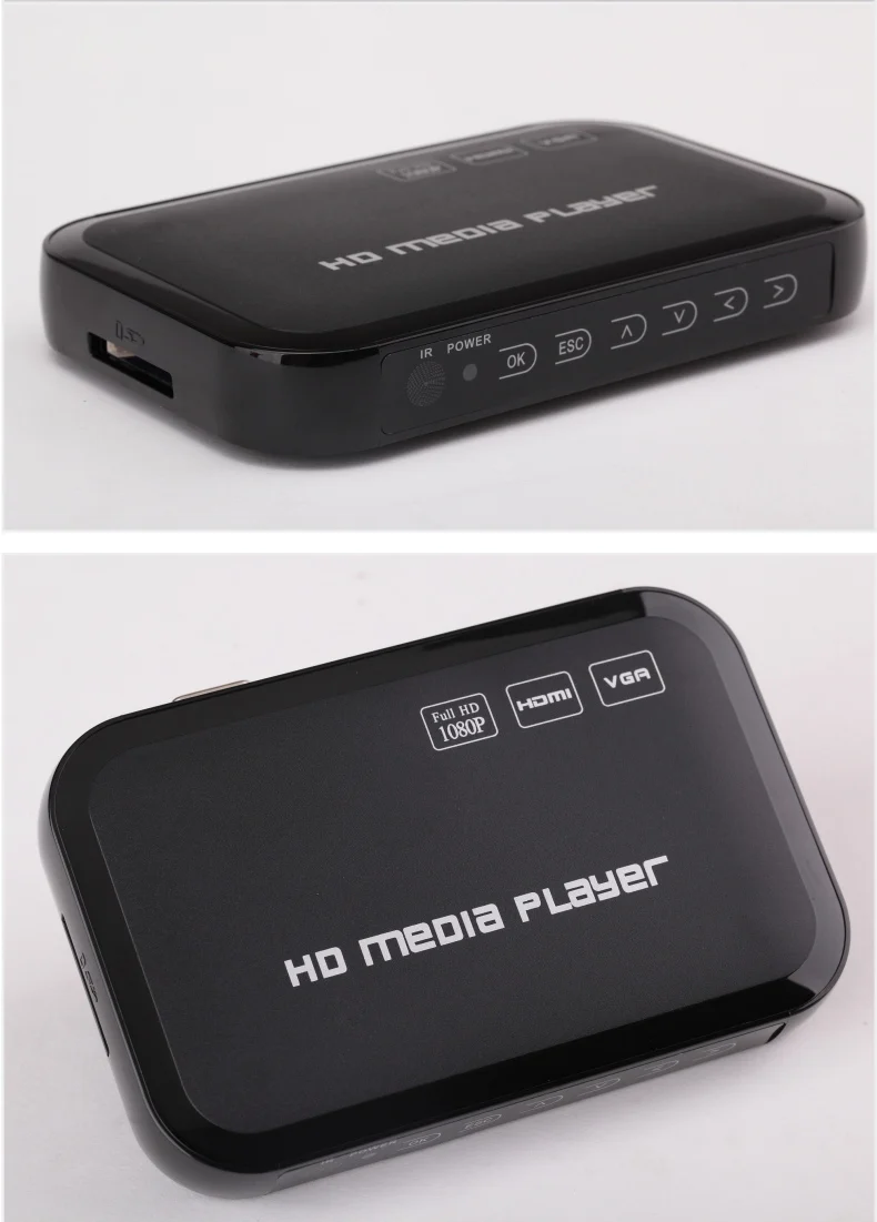 JEDX HD601 1080P Full HD HDD медиаплееры SD/USB/HDD выход HDMI/AV/VGA/AV/YPbpr Поддержка DIVX AVI RMVB MP4 H.264 FLV