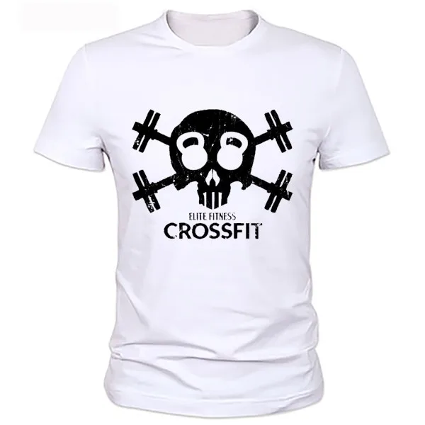Тяжелая атлетика Рубашки Crossfit Футболка 6 Стилей мужская Летом Factory Outlet Can Provide