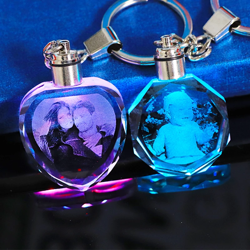 K9 Customized Laser Engraved Key Chain Wedding Party Colorful Changeable Light Key Ring Birthday Gift Baby Family Souvenir
K9 Customized Laser Engraved Key Chain Wedding Party Colorful Changeable Light Key Ring Birthday Gift Baby Family Souvenir