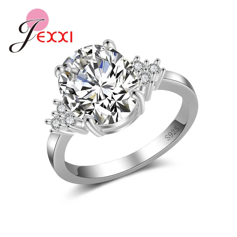 Shiny Round Stone Rings 925 Sterling Silver Jewelry For Beautiful Women Pretty Charming Gifts Anniversary Suitable Hot
Shiny Round Stone Rings 925 Sterling Silver Jewelry For Beautiful Women Pretty Charming Gifts Anniversary Suitable Hot