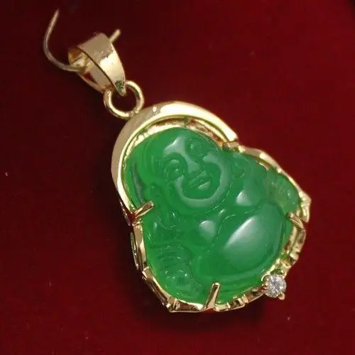 Hot sell Noble- New Lucky Green Natural stone Crystal Buddha Pendant+Free Necklace
Hot sell Noble- New Lucky Green Natural stone Crystal Buddha Pendant+Free Necklace