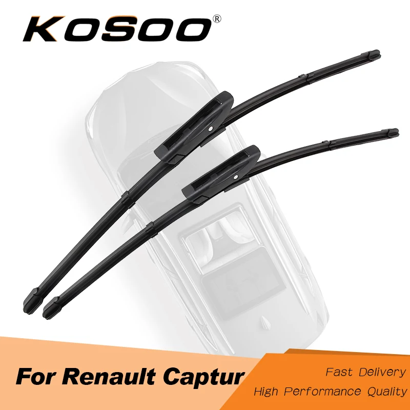 KOSOO For Renault Captur 26"+14", Fit Bayonet Arm 2013 2014 2015 Auto Natural Rubber Wiper Blades Clean The Windshield Styling
KOSOO For Renault Captur 26"+14", Fit Bayonet Arm 2013 2014 2015 Auto Natural Rubber Wiper Blades Clean The Windshield Styling