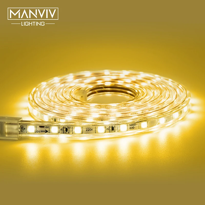 LED Strip 2M 3M 4M 5M 10M 220V SMD5050 60LEDs/m High Brightness Outdoor Lighting For Christmas Flexible Light Ship from ES RU CN
LED Strip 2M 3M 4M 5M 10M 220V SMD5050 60LEDs/m High Brightness Outdoor Lighting For Christmas Flexible Light Ship from ES RU CN