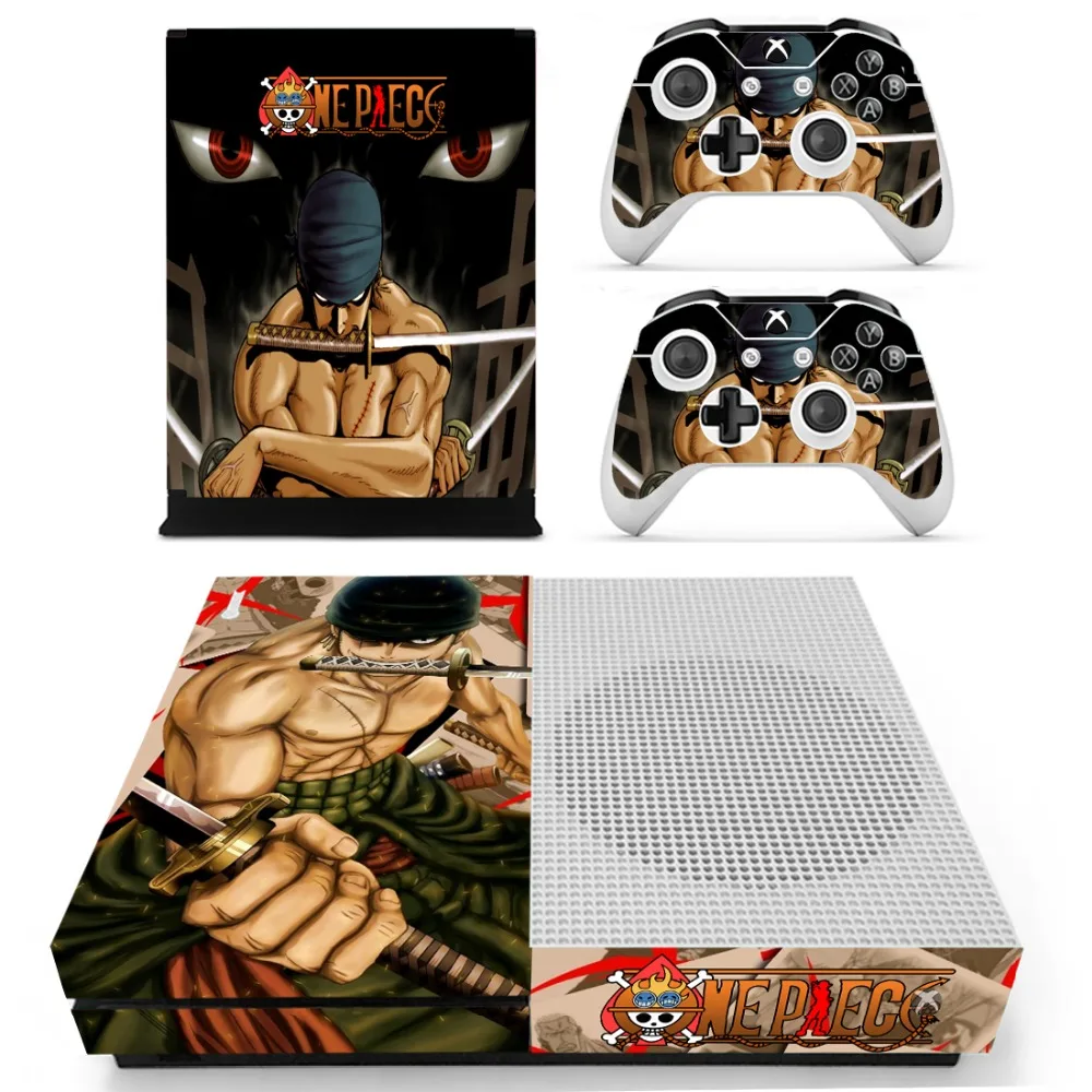 Anime One Piece Luffy Skin Sticker Decal For Xbox S Console and Controllers for Slim Stickers Vinyl | Электроника