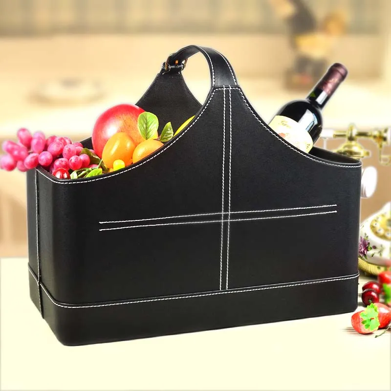 Quality PU Leather Gift Basket Storage Magazine Desktop Sundries Home Storage Basket
Quality PU Leather Gift Basket Storage Magazine Desktop Sundries Home Storage Basket