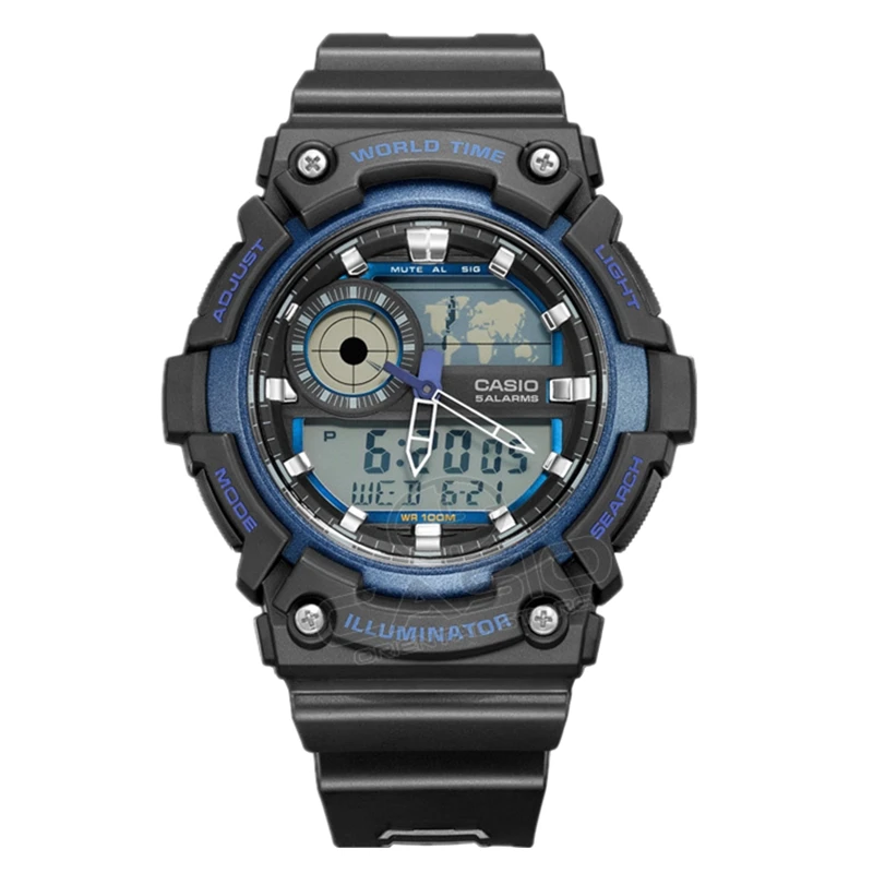 Casio Men Watch Digital Watch Quartz 100 Meters Waterproof Top Brand Luxury Famous Fashion 10 Years Of Electricity AEQ-200W-2a
Casio Men Watch Digital Watch Quartz 100 Meters Waterproof Top Brand Luxury Famous Fashion 10 Years Of Electricity AEQ-200W-2a
