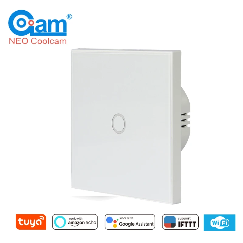 NEO Coolcam Smart Wifi настенный выключатель света 1 банда сенсорный/WiFi Пульт