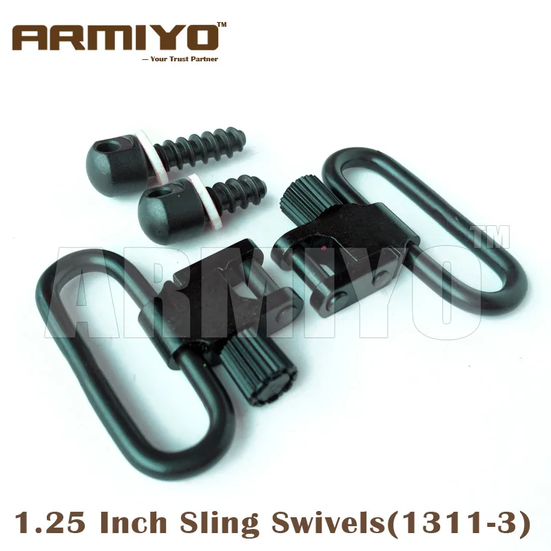 Armiyo 1.25" 1 1/4" 31.75mm Hunting Rifles Sling Swivels Gun Wood Screws Fit Most Bolt Bases Mounted Shooting Accessories 1311-3
Armiyo 1.25" 1 1/4" 31.75mm Hunting Rifles Sling Swivels Gun Wood Screws Fit Most Bolt Bases Mounted Shooting Accessories 1311-3