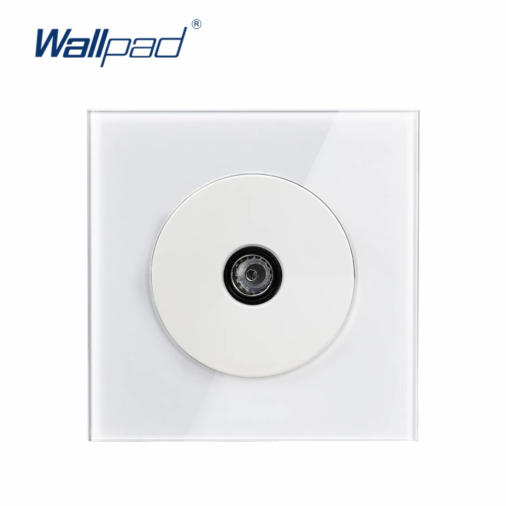 L6 White Glass TV Television Jack Wall Socket Tempered Glass Wiring Accessories Outlet
L6 White Glass TV Television Jack Wall Socket Tempered Glass Wiring Accessories Outlet