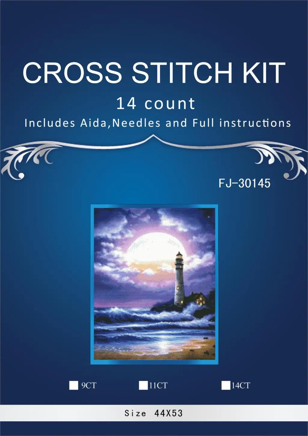 Moonnight Lighthouse,2016 home Decor counted14ct white canvas similar DMC Cross Stitch kits14ct needlework Set DIY embroidery
Moonnight Lighthouse,2016 home Decor counted14ct white canvas similar DMC Cross Stitch kits14ct needlework Set DIY embroidery