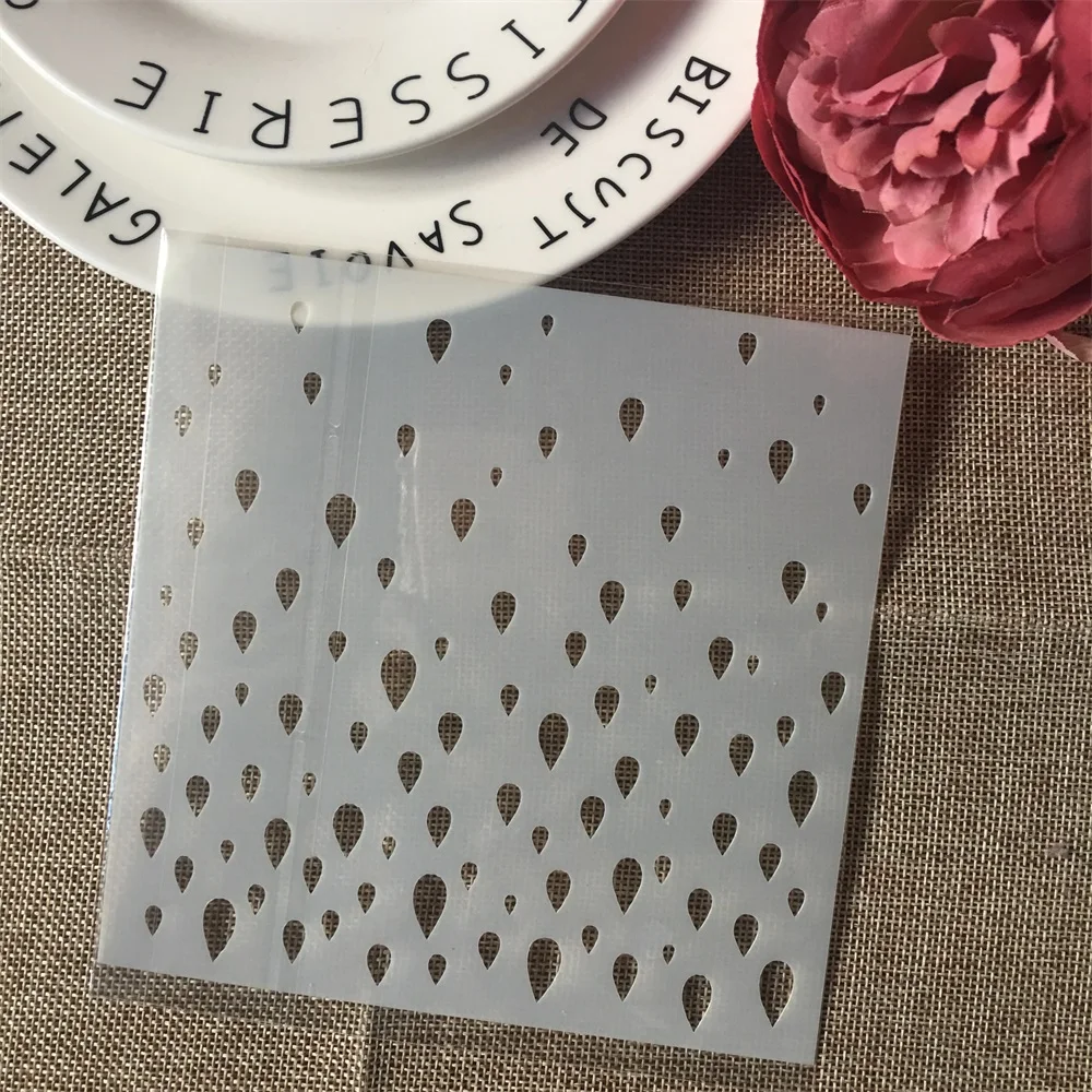 1Pcs 15cm Raindrop DIY Layering Stencils Wall Painting Scrapbook Coloring Embossing Album Decorative Card Template
1Pcs 15cm Raindrop DIY Layering Stencils Wall Painting Scrapbook Coloring Embossing Album Decorative Card Template