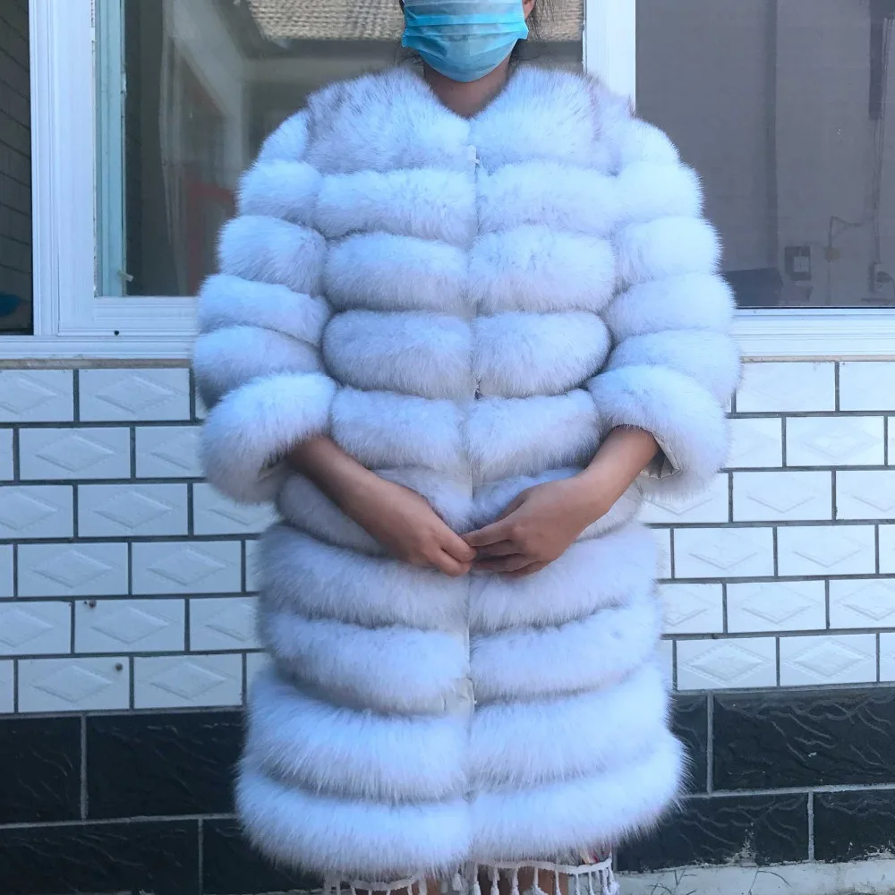 2019 New Natural Real Fox Fur Coat Winter Women Long Style Genuine Real Fur Jacket Female Quality 100% Real Fox Fur Overcoats
2019 New Natural Real Fox Fur Coat Winter Women Long Style Genuine Real Fur Jacket Female Quality 100% Real Fox Fur Overcoats