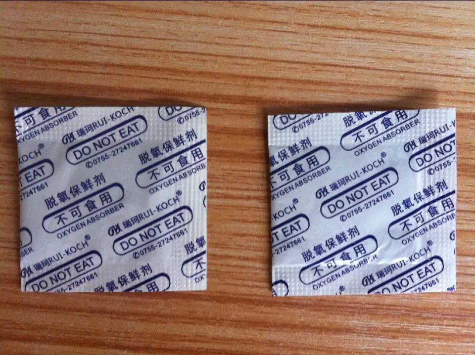 200 bags deoxidant Oxygen absorber Food Grade 50CC Oxygen cO2 Absorbers FREE SHIPPING
200 bags deoxidant Oxygen absorber Food Grade 50CC Oxygen cO2 Absorbers FREE SHIPPING